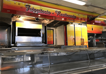 Autonegozio usato per rosticceria