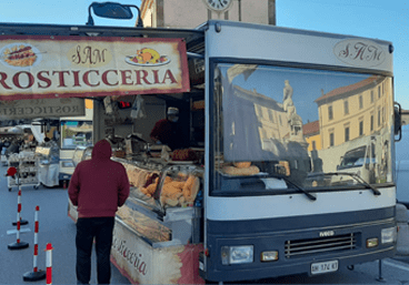 Autonegozio usato allestito per rosticceria